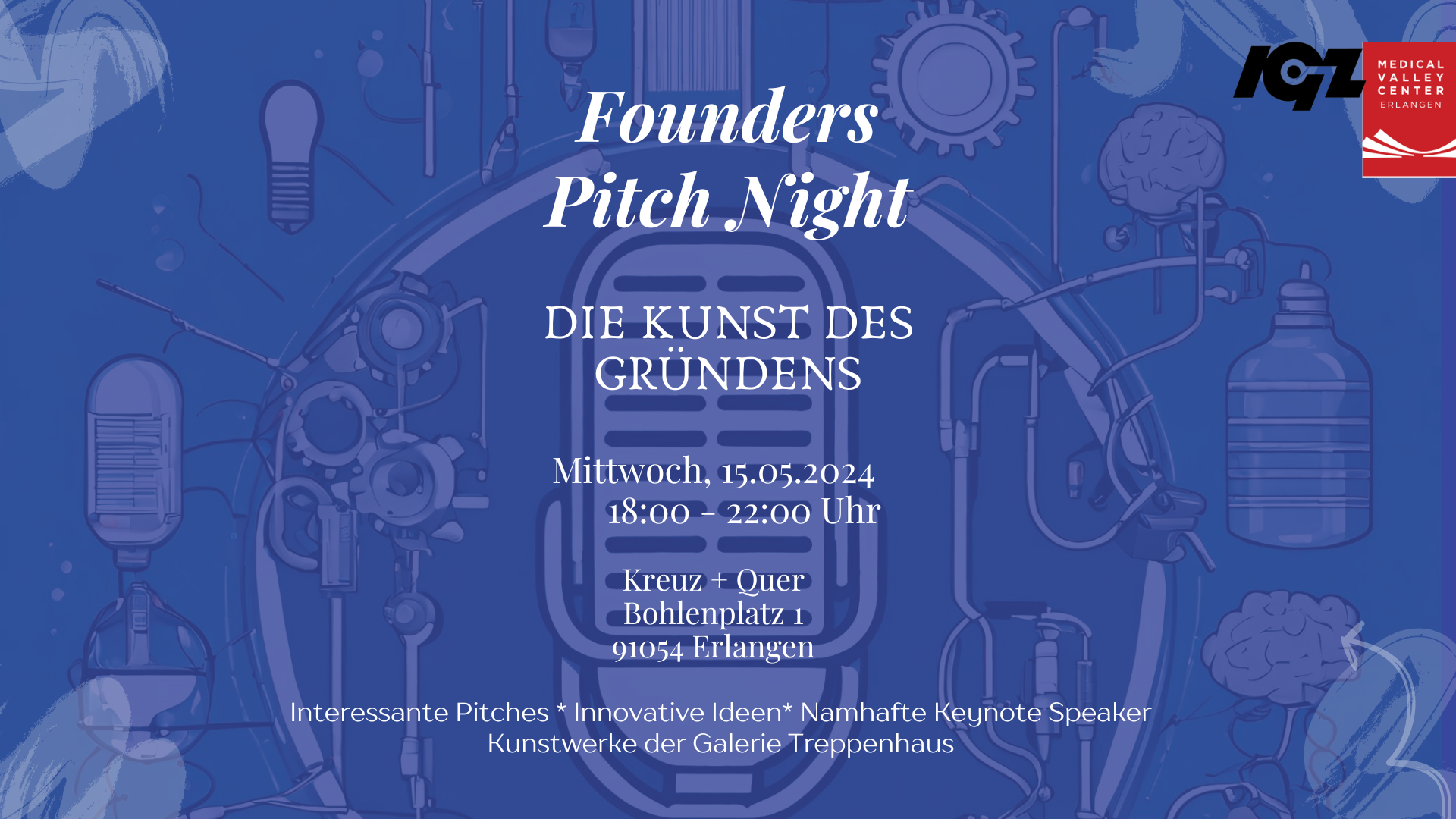 Founders Pitch Night - Die Kunst des Gründens